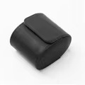 Black Leather single watch roll